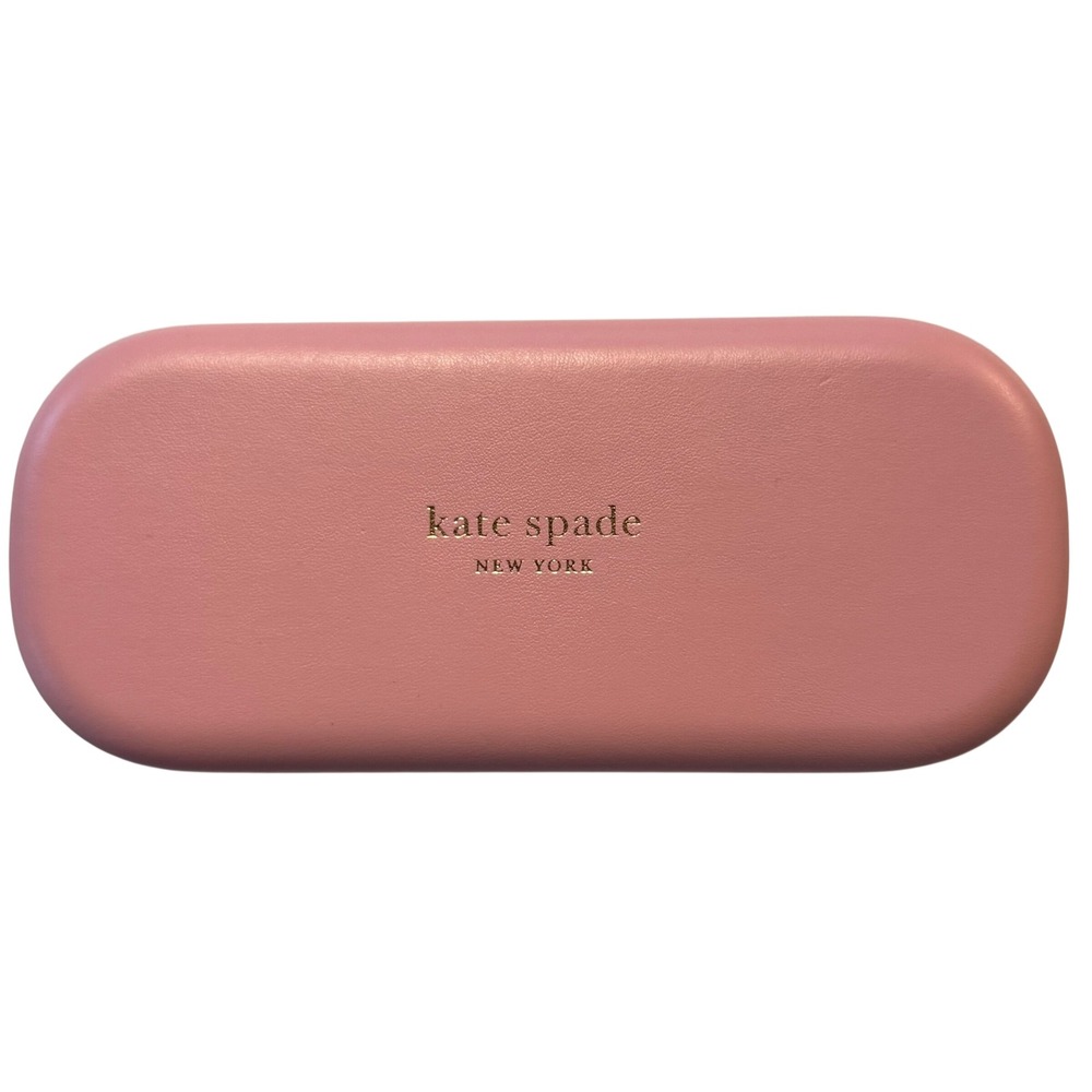 Kate Spade New York Pink Hard Shell Eyeglass Case Hello Sunshine‎